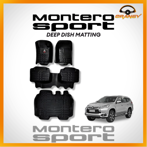Mitsubishi Montero 2016 to 2026 Diamond Deep Dish Matting Thailand Quality Car Accessories