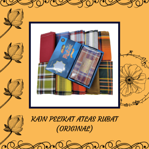 Kain Pelikat Cotton Atlas Raubat / Indonesia Brand / Siap Jahit /Kain Lembut & Sejuk.