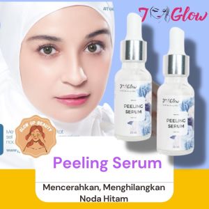 J GLOW Skincare PEELING SERUM Cream Krim Perawatan Pemutih Kecantikan Korea Glowing Collagen Remaja Wanita Ampuh Mencerahkan Menghilangkan Noda Hitam Flek Mengangkat Sel Kulit Mati Wajah Muka BPOM 100% Original Halal COD FREE KONSULTASI JGLOW