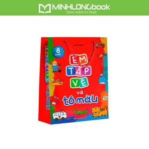 Sách: Combo Em Tập Vẽ Và Tô Màu (Túi 8 Cuốn)