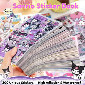 BERMA BABY 300pcs Sanrio Cinnamoroll Kuromi Melody Stickers Laptop Phone Stickers Decoration Christmas Gifts