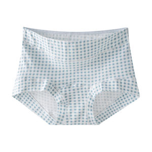 Yingbao กางเกงในเอวสูงสำหรับผู้หญิงใหม่กางเกงสุภาพสตรีชุดชั้นในผ้าฝ้ายกางเกงชั้นในเนื้อนิ่มระบายอากาศยืดแบบเต็มตัว