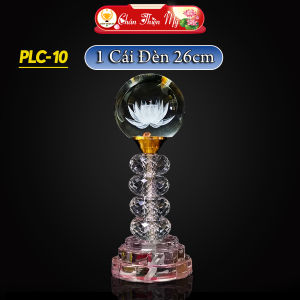 Đèn Thờ Pha Lê Cầu Cao Cấp CHÂN THIỆN MỸ Đèn Trang Trí Bàn Thờ PLC-10