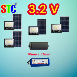 Pin 32650 3.2v cho đèn năng lượng mặt trời đèn pha năng lượng(đã có mạch bảo vệ 1s)