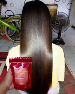 Pelurus Rambut Keratin Smoothing Original Smooting Rambut Permanen Pria Wanita Step 1 & Step 2