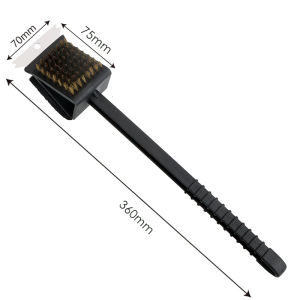 3 In 1 Long Handle Barbecue Grill Cleaning Brush Multifunction BBQ Grill Wire Brush Shovel