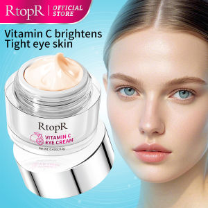 RtopR Vitamin C Eye Cream Remover Dark Circles Eyebags Against Puffiness Bags Anti Wrinkle Aging Lifting Moisturizing Eye care 12g