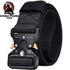 Under Pudle Ikat Pinggang Pria Tactical Besi Sabuk Nilon Canvas Tactical Militer Adventure COD