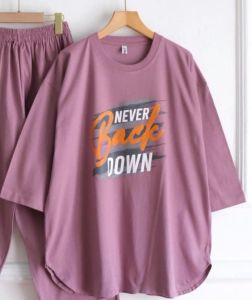 Setelan Baju Dan Celana Yuna Set Kaos Katun Combed 24s M L XL XXL 3XL Oneset Wanita Kekinian Jumbo