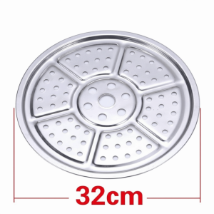 NEXASHOP Stainless Steel Kitchen Gadgets Steamer Round 16-34cm Steamed Rice Cooker Rack Durable Compartment Cooker Canning Rack