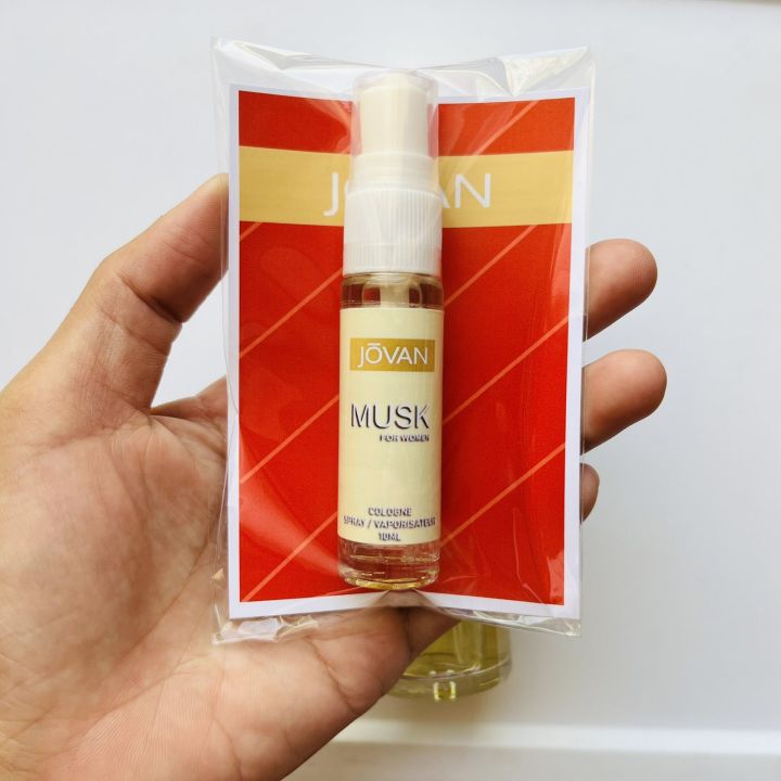 1pc 10mL Jovan Musk Cologne Spray for Women Cologne Trial
