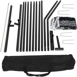 Pickleball Nets Portable Outdoor 22 FT Pickleball Net USAPA Size Pickle Ball Game Net System with Carrying Bag