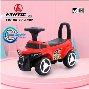Mobil Mobilan Mainan Anak Dorong Manual Exotic ET 2101 Ride On lampu dan Musik