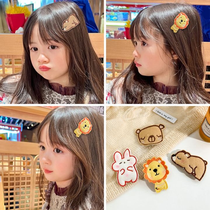 New Korean Hair Clip Sweet Cute Cartoon Hairpin For Woman Girls Hair New Korean Hair Clip Sweet Cute Cartoon Hairpin For Woman Girls Hair