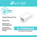 TP-Link Official Store | TL-POE4824G | 48V Passive RJ45 Wall Mount Gigabit Network PoE Adapter. 