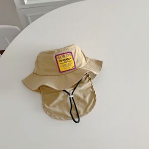 Mũ Bucket vành che gáy Hàn quốc Thời Trang Đi Biển Mùa Hè cho bé