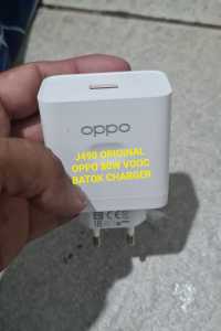 J490 ORI ADAPTIVE TRAVEL CHARGER ADAPTOR BATOK OPPO 80W Kepala Charger CHARGER VOOC 80 WATT USB SUPE