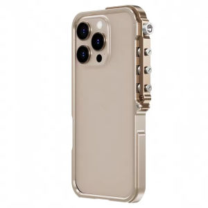 Cyberpunk Punk Mechanical Phone Frame Case For iPhone 17 Air 16 15 14 13 Pro Max Plus Aluminum Alloy Metal Shockproof Bumper