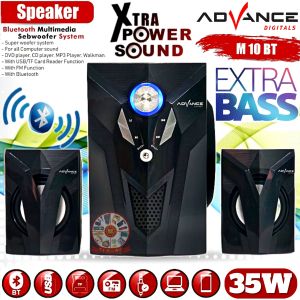 SPEAKER BLUETOOTH AKTIF ADVANCE M10 BT EXTRA SUBWOOFER - speaker aktif bluetooth | speaker 2.1 subwoofer | speaker multimedia | speaker tahan lama | speaker super bass | speaker murah meriah 200ribuan | kualitas terjamin bisa di returd - TOKO SINAR AUDIO