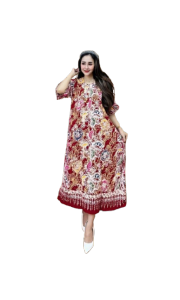 Daster Jumbo Batik Cap – Daster Kekinian Promo Adem & Modis