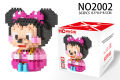 Lego lắp ráp hoạt hình chuột Mickey, chuột Minnie, vịt Donal.