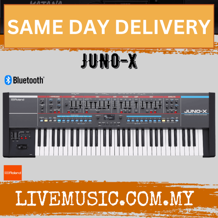 Roland JUNO-X Programmable Polyphonic Synthesizer ( JUNOX / JUNO X ...