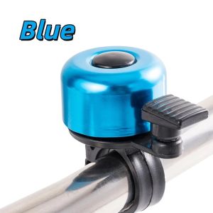 UniversalBicycle Bell Aluminum Alloy Crisp Loud Sound Bike Horn For Mountain Road Folding Bikes 22mm Handlebar Cycling Safety Warning Alarm Accessories Black