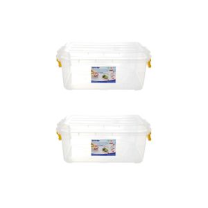 Thùng nhựa 30 LÍT ( 57 x 38 x 21 cm ) TRONG SUỐT - An Toàn Thực Phẩm