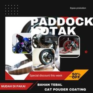 STANDAR PADDOCK PEDOK KOTAK HOLLOW JALU V / Y KAWASAKI NINJA YAMAHA R15 R25 MT15 MT 25 SUZUKI GSXR GSXS MOGE