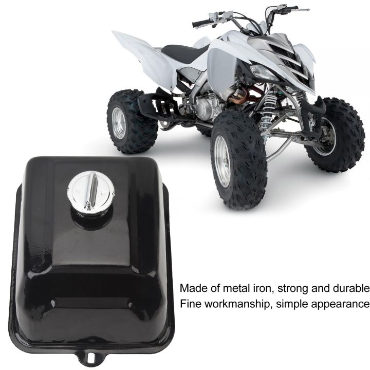 Serbatoio Carburante Moto Per P Dirt Bike Nero Gas Benzina Serbatoi Carburante Con Tappo Nuovo Minimotore Motocross KLX Kawasaki 110 Huayang 160 - Foto 9