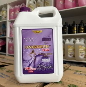 Nước giặt xả cao cấp phiên bản Plus Unigeen 6in1 đậm đặc x3 hương hoa Lavender can to 96 lít
