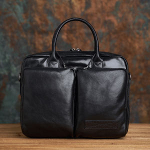 Briefcase Office Bag Leather Laptop Bag Crossbody Bags Messenger Bag For Men Shoulder Bag NASVA