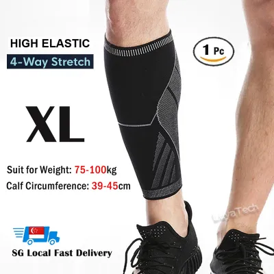Leg Compression Sleeves Shin Splint Pain Relief Calf Sleeve Unisex Leg Support for Running Fitness Sports Travel