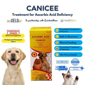 CANICEE ASCORBIC ACID VITAMINS FOR DOGS AND CATS 60ML