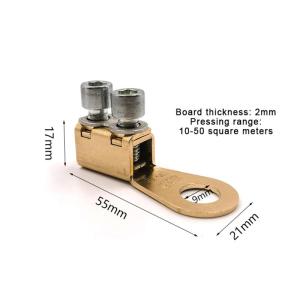 438178 ZXC Car Battery Clip Car Battery Terminals Thickened Wire Pure Copper Pile Head Terminal Chuck Replacement