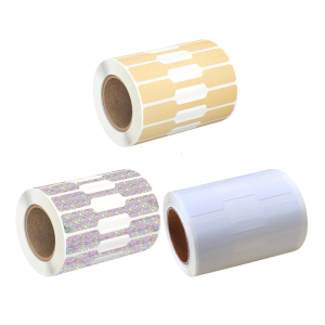 500pcs Self Adhesive Barbell Stickers Recyclable Kraft Paper Prices Labels Self Adhesive Hangtags for Earrings