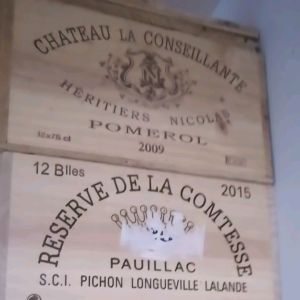 4 for 76 wooden wine boxes or crates for decoration or planting or storage or DIY projects or art and crafts or furniture purposes