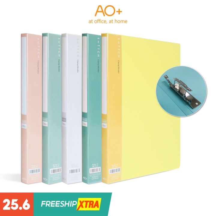 Bìa kẹp file tài liệu Switch ON AO+, nhựa PP/A4, gáy 15mm WB115 | Lazada.vn