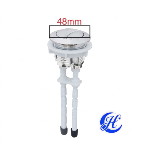 Nút nhấn bộ xả bồn cầu kèm 2 cây ty  phụ kiện nút bấm xả bồn cầu nhà vệ sinh