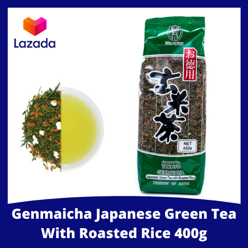 UJINOTSUYU Genmaicha Japanese Green Tea With Roasted Rice 400g Lazada PH