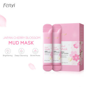 LAIKOU FENYI Japan Cherry Blossom Mud Mask Deep Cleansing Brightening Shrink Pores Mask 5g x 20pcs