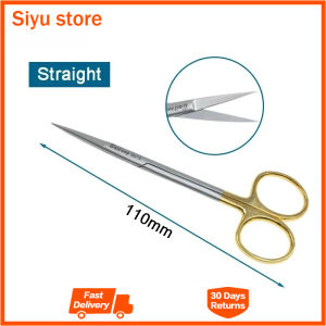 Autoclavable Tissue Scissors Stainless Steel Straight Curved Head Scissors Pointed 10cm/11cm/12.5cm/14cm