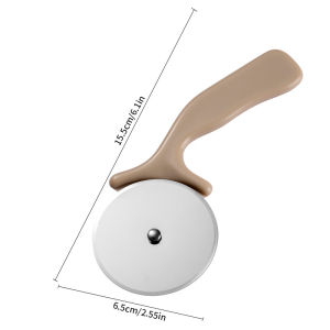 🔥ส่งฟรี🔥 ที่ตัดพิซซ่า สเตนเลสแท้(ด้ามจับไม้) (Pizza cutter) ที่ตัดแป้ง มีดตัดพิซซ่า ที่ตัดพิซซ่าสเตนเลส มีดตัดพิชซ่า ล้อตัดพิซซ่า ตัวตัดพิซซ่า