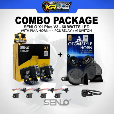 Original SENLO X1 Plus Mini Driving Light 60 Watts MDL for Motorcycles Cars - Auxiliary Light Fog Light 1 YEAR WARRANTY