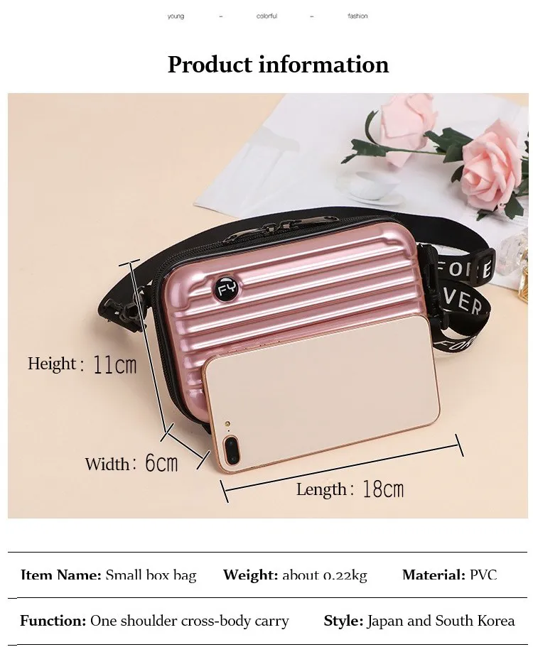 Korean Version Inch Travel Washing Cosmetic Bag Mini PC Hard