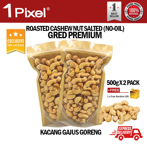 KACANG GAJUS ORIGINAL | GAJUS | GAJUS GORENG | ROASTED BUTTER CASHEW ...