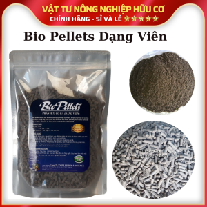 Phân Hữu Cơ BIO - PELLETS: Làm Đất Tơi Xốp Điều Hòa Độ Ẩm Tạo Môi Trường Cho Vi Sinh - Bịch 1KG