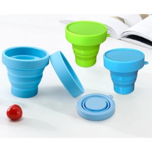 170ML Outdoor Portable Collapsible Retractable Cup Silicone Cup Convenient foldable Cup