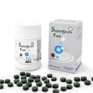 Supergreen Food 150 Tablet Nutrisi Multivitamin Tubuh Fit & Redakan Asam Lambung Maag Gerd