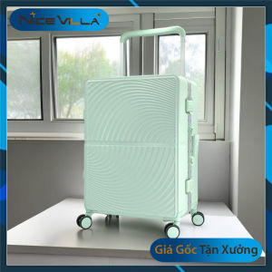 Vali Khung Nhôm Khóa Sập Vân Xoắn NiceVilla Cao Cấp Mẫu mới 2025 Size 22 inch & 26 inch